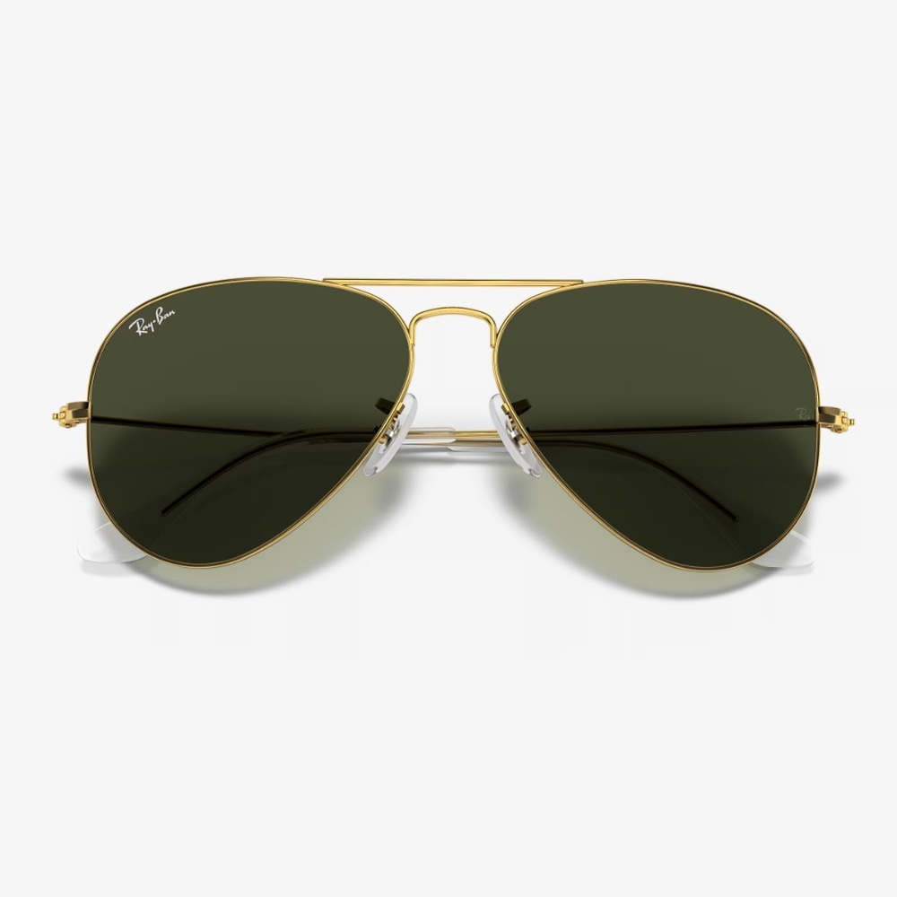 Ray Ban Aviator Classic Sunglasses - RB3025 - Polished Arista Gold/G-15